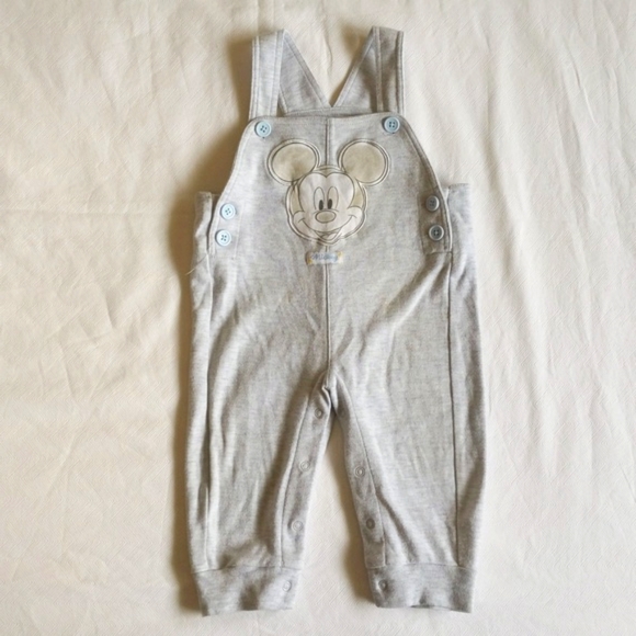 disney mickey mouse comfy joggers overalls 12 months baby boy - Picture 1 of 8